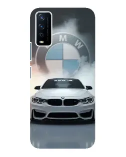 Чохол для Vivo Y12s з картинкою «BMW в білому диму» Чохол для Vivo Y12s з картинкою «BMW в білому диму»