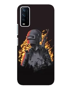 Чохол для Vivo Y12s з картинкою «PUBG — вогняний силует» Чохол для Vivo Y12s з картинкою «PUBG — вогняний силует»