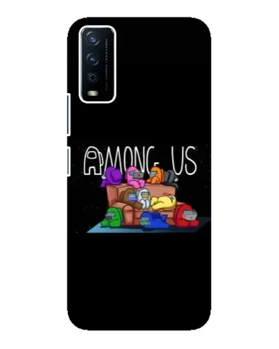 Чехол для Vivo Y12s с картинкой «Логотип Among Us» Чехол для Vivo Y12s с картинкой «Логотип Among Us»