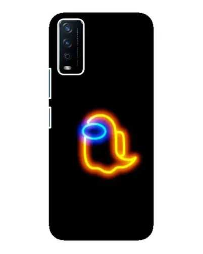 Чехол для Vivo Y12s с картинкой «Among Us неоновое сияние» Чехол для Vivo Y12s с картинкой «Among Us неоновое сияние»