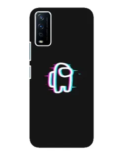 Чехол для Vivo Y12s с картинкой «Among Us неон» Чехол для Vivo Y12s с картинкой «Among Us неон»