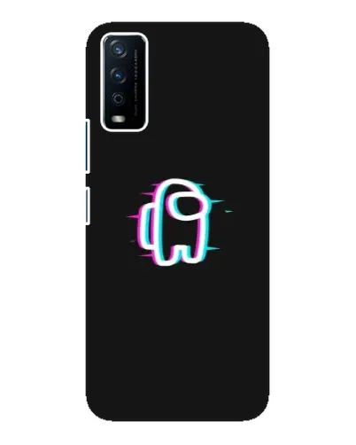 Чехол для Vivo Y12s с картинкой «Among Us неон» Чехол для Vivo Y12s с картинкой «Among Us неон»