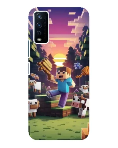 Чохол для Vivo Y12s з картинкою «Стів на фермі» Чохол для Vivo Y12s з картинкою «Стів на фермі»