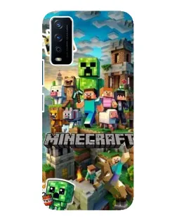 Чохол для Vivo Y12s з картинкою «Замок Minecraft»