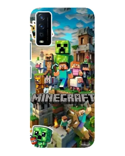 Чохол для Vivo Y12s з картинкою «Замок Minecraft» Чохол для Vivo Y12s з картинкою «Замок Minecraft»