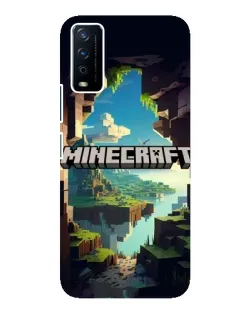 Чохол для Vivo Y12s з картинкою «Печера Майнкрафт»