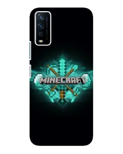 Чохол для Vivo Y12s з картинкою «Minecraft Diamond лого» Чохол для Vivo Y12s з картинкою «Minecraft Diamond лого»