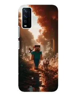 Чохол для Vivo Y12s з картинкою «Стів у лісі»