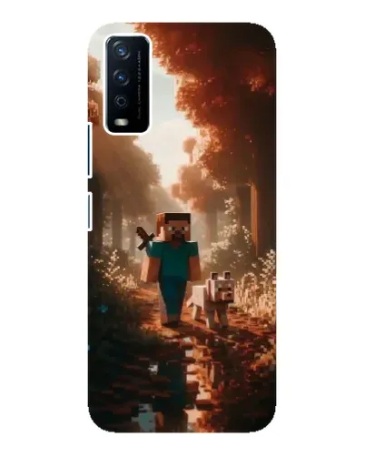 Чохол для Vivo Y12s з картинкою «Стів у лісі» Чохол для Vivo Y12s з картинкою «Стів у лісі»