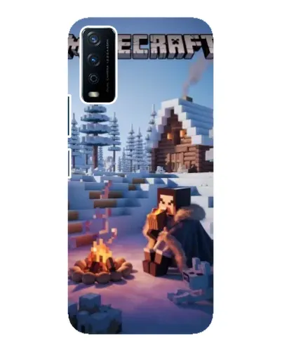 Чохол для Vivo Y12s з картинкою «Зимовий Minecraft» Чохол для Vivo Y12s з картинкою «Зимовий Minecraft»
