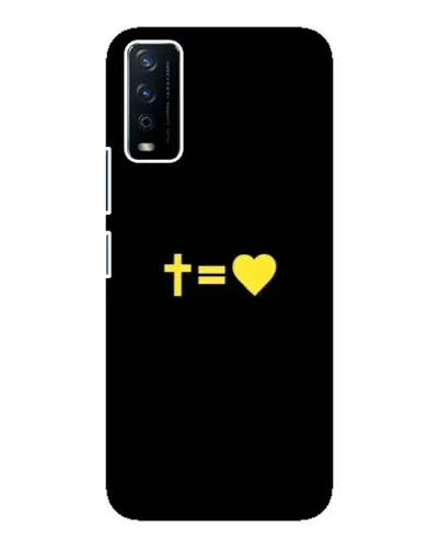 Чохол для Vivo Y12s з картинкою «Серце та Хрест» Чохол для Vivo Y12s з картинкою «Серце та Хрест»