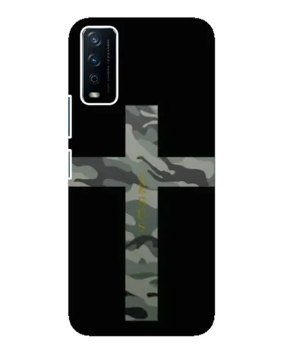 Чохол для Vivo Y12s з картинкою «Мілітарі Хрест» Чохол для Vivo Y12s з картинкою «Мілітарі Хрест»