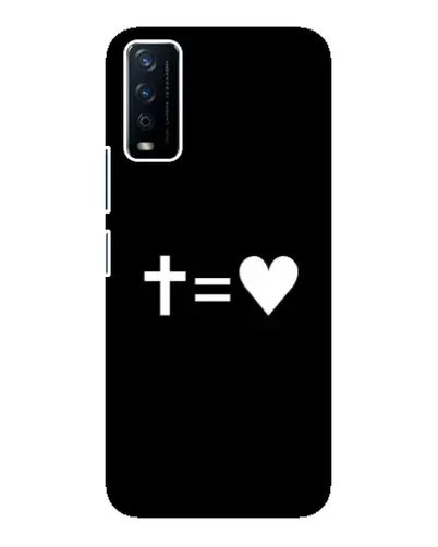 Чохол для Vivo Y12s з картинкою «Хрест та Серце» Чохол для Vivo Y12s з картинкою «Хрест та Серце»