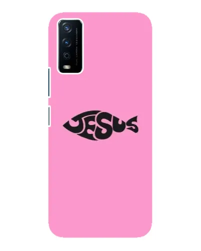 Чохол для Vivo Y12s з картинкою «Рожевий символ Jesus» Чохол для Vivo Y12s з картинкою «Рожевий символ Jesus»