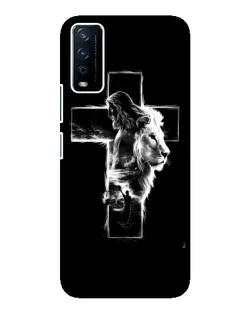 Чехол для Vivo Y12s с картинкой «Сияющий крест Jesus»