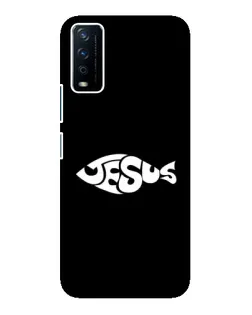 Чехол для Vivo Y12s с картинкой «Рыба Jesus»