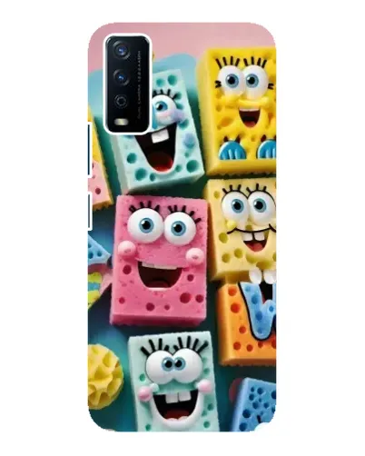 Чохол для Vivo Y12s з картинкою «Кольорові губки»