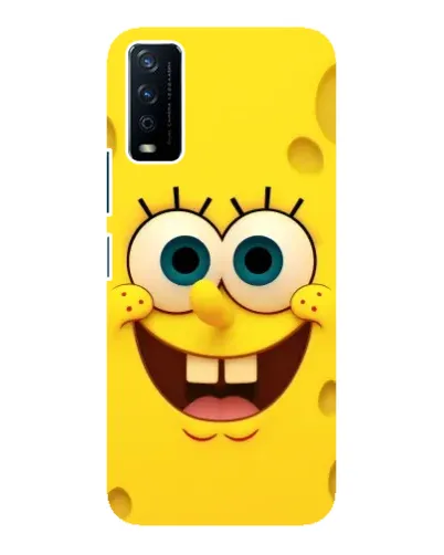 Чохол для Vivo Y12s з картинкою «Губка Боб посмішка»