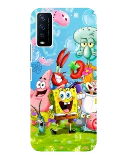 Чехол для Vivo Y12s с картинкой «Губка Боб и друзья» Чехол для Vivo Y12s с картинкой «Губка Боб и друзья»