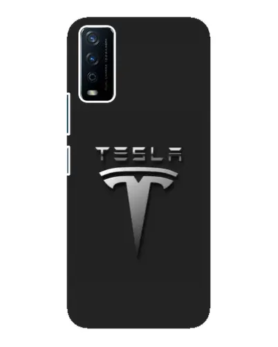Чохол для Vivo Y12s з картинкою «Сталевий логотип Tesla» Чохол для Vivo Y12s з картинкою «Сталевий логотип Tesla»