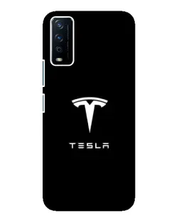 Чохол для Vivo Y12s з картинкою «Tesla White Logo» Чохол для Vivo Y12s з картинкою «Tesla White Logo»