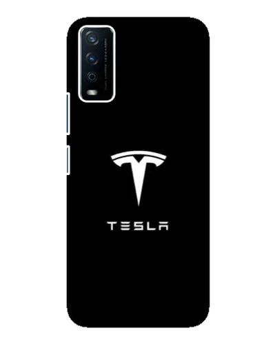 Чохол для Vivo Y12s з картинкою «Tesla White Logo» Чохол для Vivo Y12s з картинкою «Tesla White Logo»