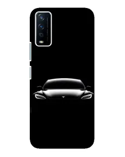 Чохол для Vivo Y12s з картинкою «Фари Tesla Night» Чохол для Vivo Y12s з картинкою «Фари Tesla Night»