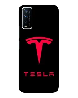 Чохол для Vivo Y12s з картинкою «Tesla Red Logo» Чохол для Vivo Y12s з картинкою «Tesla Red Logo»