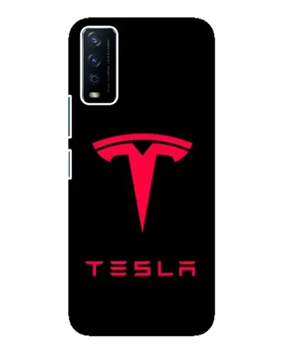 Чохол для Vivo Y12s з картинкою «Tesla Red Logo» Чохол для Vivo Y12s з картинкою «Tesla Red Logo»