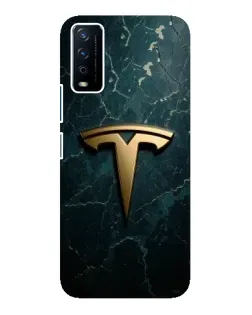 Чохол для Vivo Y12s з картинкою «Мармурова Tesla Gold» Чохол для Vivo Y12s з картинкою «Мармурова Tesla Gold»