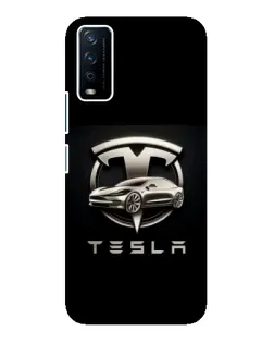 Чохол для Vivo Y12s з картинкою «Tesla — срібне авто» Чохол для Vivo Y12s з картинкою «Tesla — срібне авто»