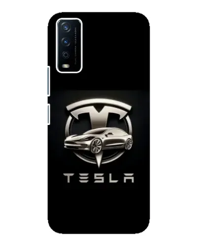 Чохол для Vivo Y12s з картинкою «Tesla — срібне авто» Чохол для Vivo Y12s з картинкою «Tesla — срібне авто»