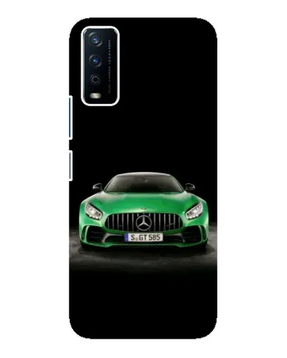 Чехол для Vivo Y12s с картинкой «Mercedes — неоновый лого» Чехол для Vivo Y12s с картинкой «Mercedes — неоновый лого»