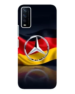 Чехол для Vivo Y12s с картинкой «Mercedes — флаг Германии» Чехол для Vivo Y12s с картинкой «Mercedes — флаг Германии»