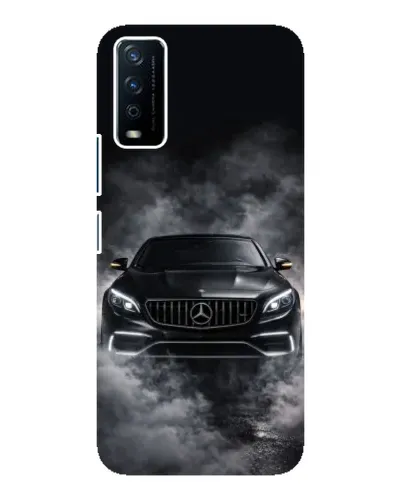 Чехол для Vivo Y12s с картинкой «Mercedes в дыму» Чехол для Vivo Y12s с картинкой «Mercedes в дыму»