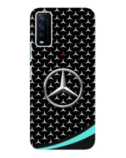 Чехол для Vivo Y12s с картинкой «Mercedes — бирюзовый акцент» Чехол для Vivo Y12s с картинкой «Mercedes — бирюзовый акцент»