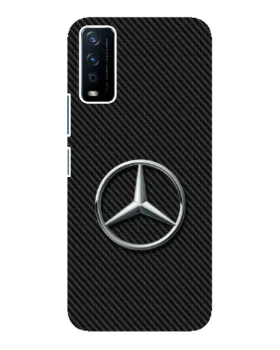 Чохол для Vivo Y12s з картинкою «Карбоновий Mercedes стиль» Чохол для Vivo Y12s з картинкою «Карбоновий Mercedes стиль»