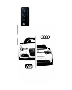 Чохол для Vivo Y12s з картинкою «Audi — контрастний дизайн» Чохол для Vivo Y12s з картинкою «Audi — контрастний дизайн»