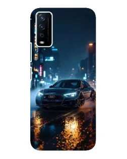 Чохол для Vivo Y12s з картинкою «Нічне місто та Audi» Чохол для Vivo Y12s з картинкою «Нічне місто та Audi»