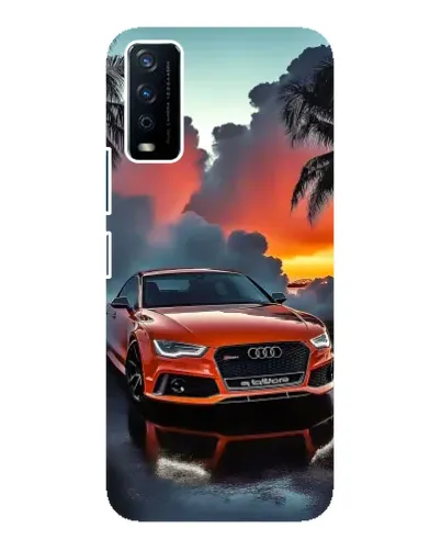 Чохол для Vivo Y12s з картинкою «Audi — захід сонця» Чохол для Vivo Y12s з картинкою «Audi — захід сонця»