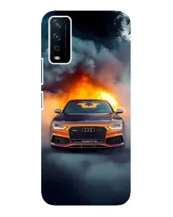Чохол для Vivo Y12s з картинкою «Audi у вогняному диму» Чохол для Vivo Y12s з картинкою «Audi у вогняному диму»