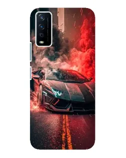 Чохол для Vivo Y12s з картинкою «Lamborghini червоний дим» Чохол для Vivo Y12s з картинкою «Lamborghini червоний дим»