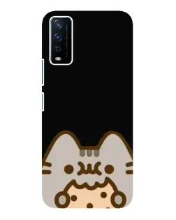 Чохол для Vivo Y12s з картинкою «Пушин на чорному»