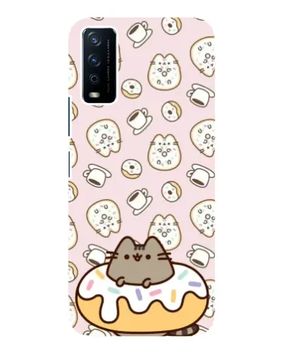 Чохол для Vivo Y12s з картинкою «Пушин на пончику» Чохол для Vivo Y12s з картинкою «Пушин на пончику»