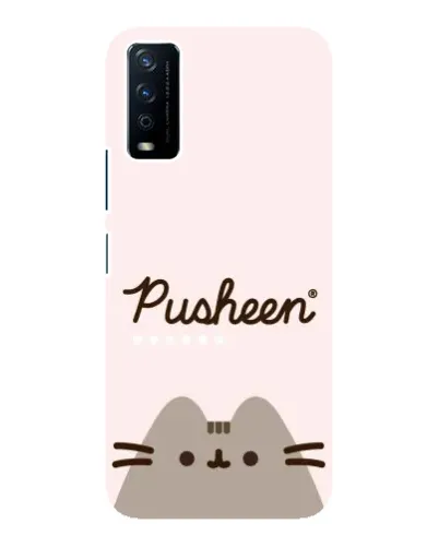 Чохол для Vivo Y12s з картинкою «Pusheen логотип» Чохол для Vivo Y12s з картинкою «Pusheen логотип»