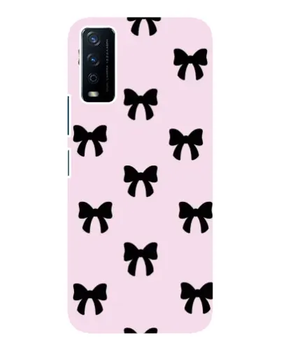 Чохол для Vivo Y12s з картинкою «Чорні банти Coquette» Чохол для Vivo Y12s з картинкою «Чорні банти Coquette»