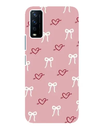 Чохол для Vivo Y12s з картинкою «Серця та банти» Чохол для Vivo Y12s з картинкою «Серця та банти»