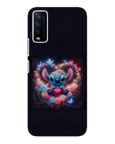 Чохол для Vivo Y12s з картинкою «Stitch у квітах» Чохол для Vivo Y12s з картинкою «Stitch у квітах»