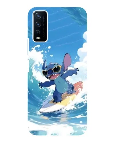 Чохол для Vivo Y12s з картинкою «Стіч на хвилі» Чохол для Vivo Y12s з картинкою «Стіч на хвилі»
