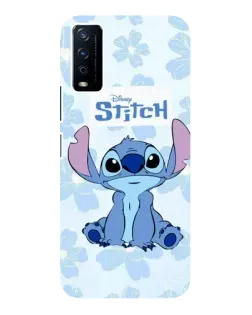 Чохол для Vivo Y12s з картинкою «Stitch серед квітів» Чохол для Vivo Y12s з картинкою «Stitch серед квітів»